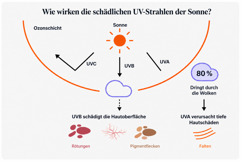 wie wirken UV-Strahlen?
