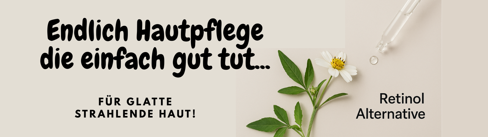 Retinol-Alternative mit pflanzlichem Wirkstoff für sanfte Anti-Aging-Hautpflege